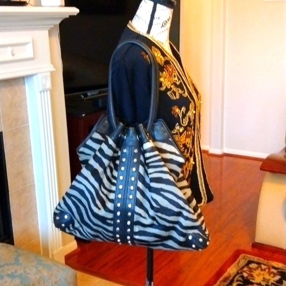 Michael Kors Zebra Print Bag - Picture 1 of 10